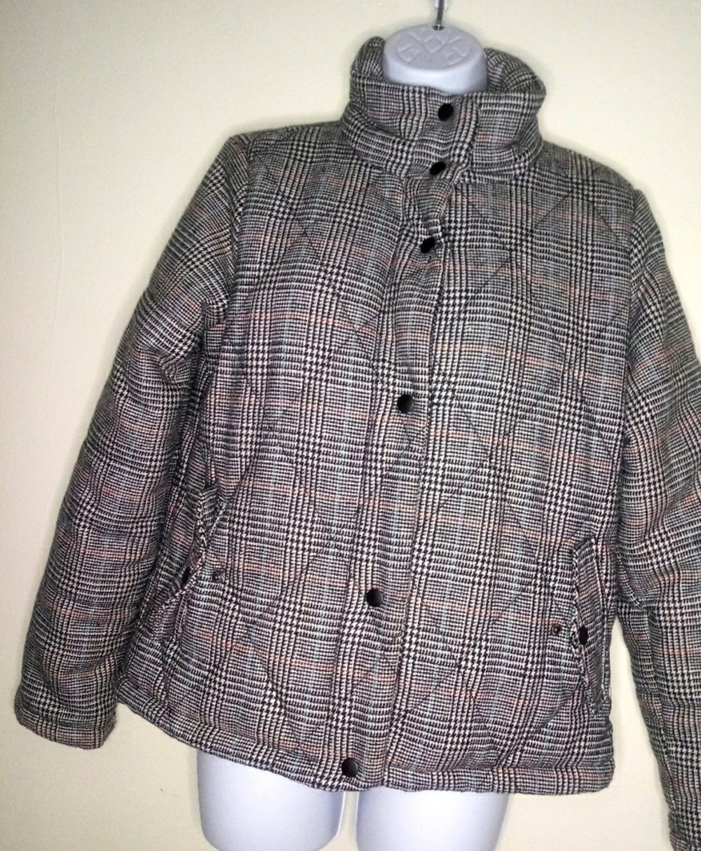 A new day fully lined plaid puffer jacket - Picture 12 of 15